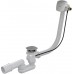 ALCAPLAST Sifon vanový s napouštěním přepadem chrom 80cm A564CRM380