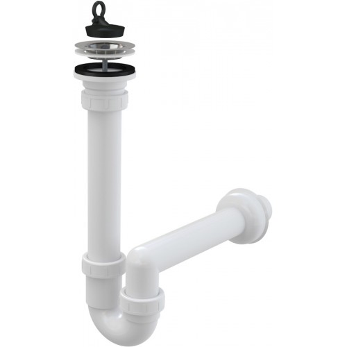 ALCAPLAST Sifon trubkový s nerezovou mřížkou průměr 70mm A800 O40 ALCAPLAST Sifon trubkový s nerezovou mřížkou průměr 70mm A800 O40