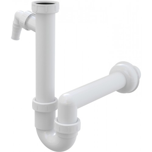 ALCAPLAST Sifon trubkový s převlečnou maticí 6/4" a přípojkou A81 O40