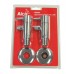 ALCAPLAST Ventil rohový s filtrem 1/2" × 3/8", kulatý ARV001
