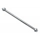 SAPHO Trubička přímá pro pisoár včetně matek, 1/2", průměr 12x300mm, chrom AT92151