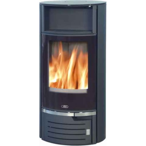 ABX Atlantik 5, krbová kamna na dřevo, černý plech