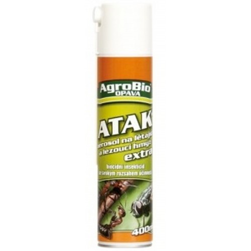 AgroBio ATAK Aerosol letající a lezoucí hmyz Extra 400 ml 002118