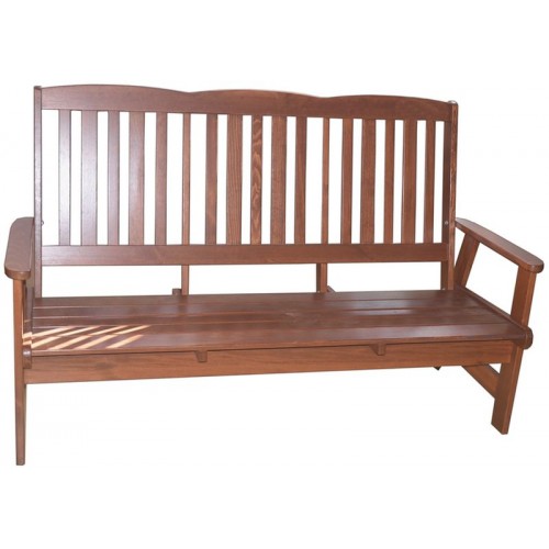 Zahradní lavice ANETA 170x70x110, tmavě hnědá 97/10