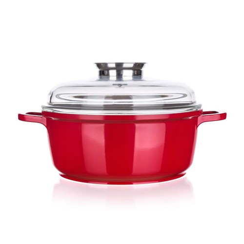 PRIME CHEF Kastrol se skl.pokl. 28x12,5 cm MADEIRA červ., 6,7 L 84225028R