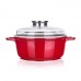 PRIME CHEF Kastrol se skl.pokl. 28x12,5 cm MADEIRA červ., 6,7 L 84225028R