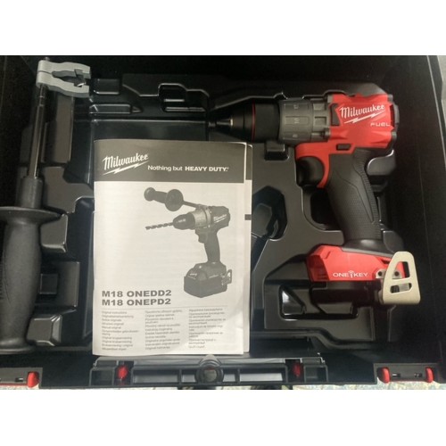 VÝPRODEJ Milwaukee M18 ONEDD2-0X Aku vrtací šroubovák, HD Box 4933464524 PO SERVISE!!