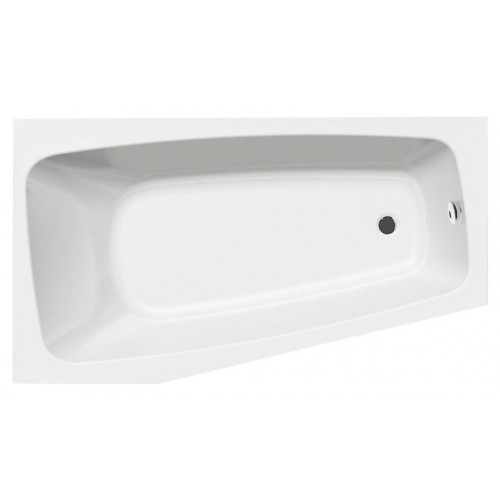 AQUALINE BEROUNKA vana excentrická 160x90x42cm, levá, A1690 AQUALINE BEROUNKA vana excentrická 160x90x42cm, levá, A1690