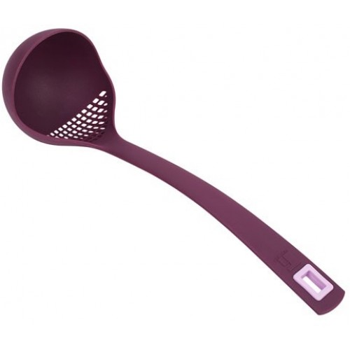 BERGNER Naběračka se sítkem 2 v 1 DUO TOOL fialová BG-1144fial