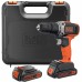 Black & Decker BCD003C2K Příklepová vrtačka (45Nm/18V/2x1,5Ah), kufr