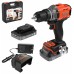 Black & Decker BCD383D2XK Vrtací šroubovák s příklepem (45Nm/18V/2x2,0Ah), kufr