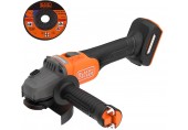 Black & Decker BCG6L8N Aku bezuhlíková úhlová bruska (18V/bez aku a nabíječky)