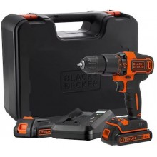 Black & Decker BDCHD18K1B2 Aku příklepová vrtačka (40Nm/18V/2x2,0Ah), kufr