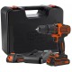 Black & Decker BDCHD18K1B2 Aku příklepová vrtačka (40Nm/18V/2x2,0Ah), kufr