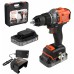 Black & Decker BLD683D2XK Aku bezuhlíková příklepová vrtačka (50Nm/18V/2x2,0Ah), kufr