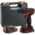 BLACK & DECKER BDCDC18K1B Aku vrtačka 18V 2x1,5 Ah