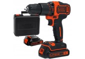Black & Decker BDCHD18KB Aku vrtačka s příklepem (2x1,5Ah/18V) Kufr