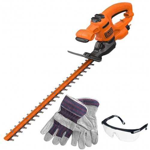 Black & Decker Polotostřih na živé ploty 450 W + brýle + rukavice BEHT251KIT-QS
