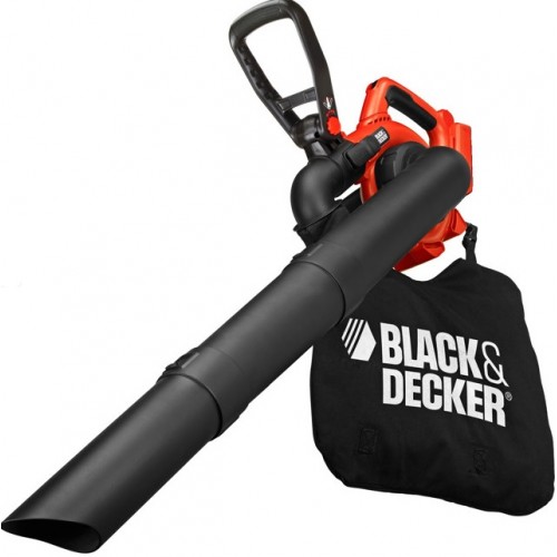 BLACK & DECKER GWC3600LB Aku vysavač listí 36 V, 218 km/hod, drcení 7:1, vak 17 l, bez akumulátoru a nabíječky