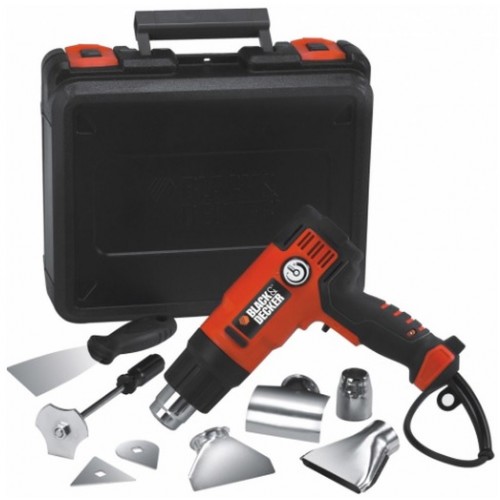 Black & Decker KX2200K Horkovzdušná pistole (65°C-645°C/2000W)+kufr