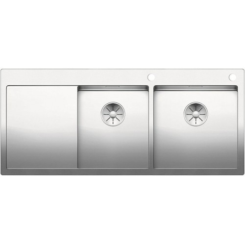 BLANCO CLARON 8 S-IF InFino Nerez hedvábný lesk dřez vpravo s táhlem 521651