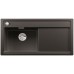 BLANCO ZENAR XL 6 S InFino Silgranit černá dřez vlevo s exc. a kráj.deska dřevo 526058
