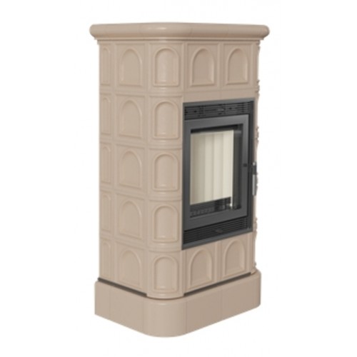 KRATKI BLANKA 8kW kachlová kamna, krémová matná KRATKI BLANKA 8kW kachlová kamna, krémová matná