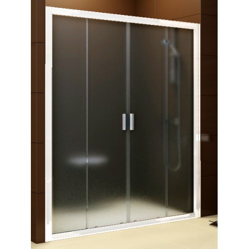 RAVAK Blix BLDP4-190 sprchové dveře posuvné čtyřdílné, white+Grafit 0YVL0100ZH