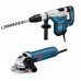 BOSCH GBH 5-40 DCE vrtací kladivo SDS-Max+Úhlová bruska GWS 850 C, 0615990H2V