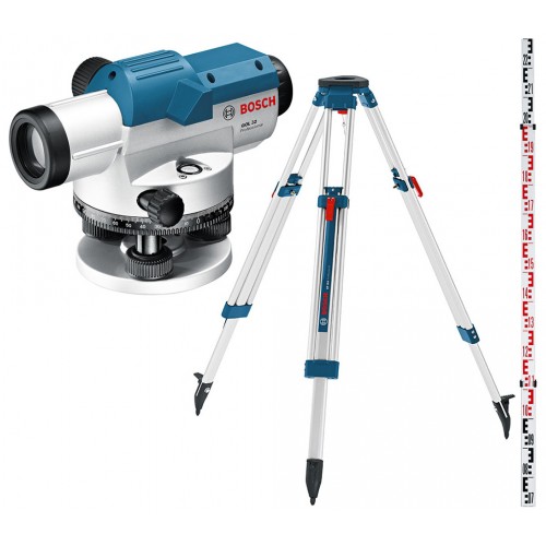 BOSCH GOL 26 D Professional Optický nivelační přístroj + BT 160 + GR 500, 061599400E