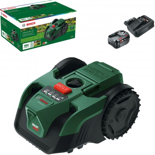 BOSCH VISIMOW18V-100 Aku robotická sekačka na trávu, 1x 4,0Ah 06008E1000