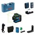 BOSCH GLL 80-33 G PROFESSIONAL Křížový laser, kufr, Laserový přijímač LR 7 0601065502