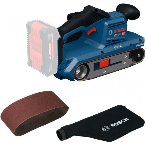 BOSCH GBS18V-75 PROFESSIONAL Pásová bruska, L-BOXX 06012C2001