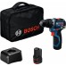 BOSCH GSB12V-32 PROFESSIONAL Aku příklepový šroubovák, 2x 12V/2,0Ah, taška 06019G9503