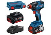 BOSCH GDX 18V-200 Akumulátorový rázový utahovák, L-Case, 2x GBA 18V 4,0Ah, GAL 18V-40 06019J2206 BOSCH GDX 18V-200 Akumulátorový rázový utahovák, L-Case, 2x GBA 18V 4,0Ah, GAL 18V-40 06019J2206