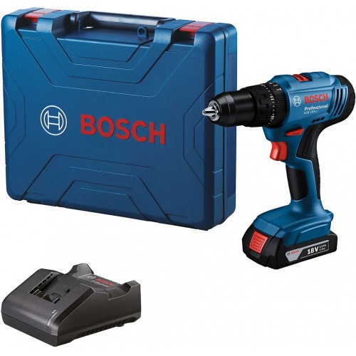 BOSCH GSB 183-LI PROFESSIONAL Akumulátorový příklepový vrtací šroubovák, 1x 2,0 Ah 06019K9101