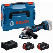 BOSCH GWS18V-11PS PROFESSIONAL Úhlová bruska, 2x 5.0Ah, L-BOXX 06019N4302