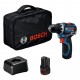 BOSCH GSR 12V-32 PROFESSIONAL Akumulátorový vrtací šroubovák, 2x 2.0Ah, taška 06019N7003