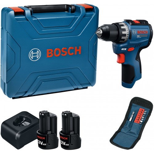 BOSCH GSR12V-31 PROFESSIONAL Aku vrtací šroubovák, 2x 12V/2,0Ah, kufr 06019S6003 BOSCH GSR12V-31 PROFESSIONAL Aku vrtací šroubovák, 2x 12V/2,0Ah, kufr 06019S6003
