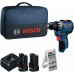 BOSCH GSR12V-31 PROFESSIONAL Aku vrtací šroubovák, 2x 12V/2,0Ah, taška 06019S6004