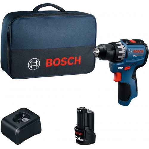 BOSCH GSR12V-31 PROFESSIONAL Aku vrtací šroubovák, 1x 12V/2,0Ah, taška 06019S6012