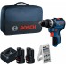 BOSCH GSB12V-31 PROFESSIONAL Aku příklepový šroubovák, 2x 12V/2,0Ah, taška 06019S6103