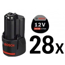 BOSCH 28x GBA 12V 3.0Ah PROFESSIONAL Akumulátor 0602496012