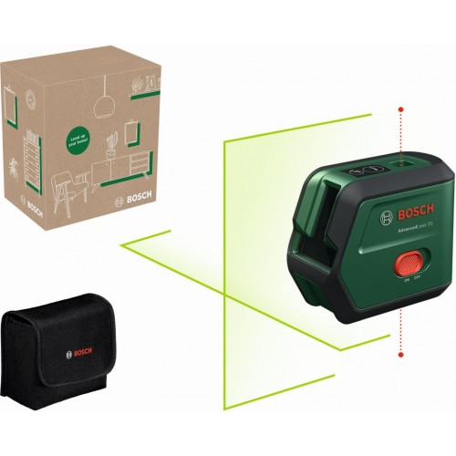 BOSCH AdvancedLevel 2G - Basic Křížový laser s funkcí kolmého paprsku 0603663GZ0