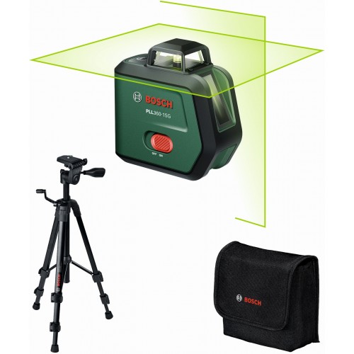 BOSCH PLL360-15G UNI Křížový laser + stativ 0603663K01 BOSCH PLL360-15G UNI Křížový laser + stativ 0603663K01