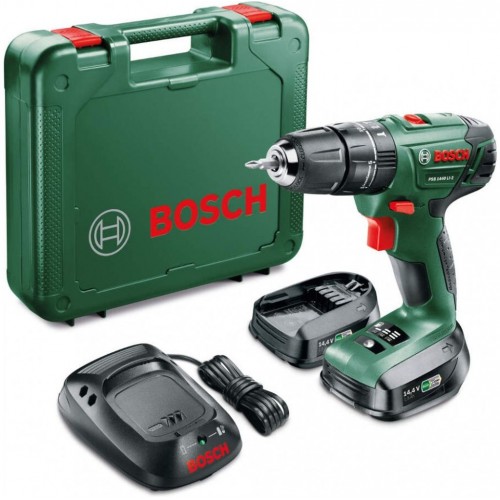 BOSCH PSB 1440 LI-2 Aku kombinovaný šroubovák (2x aku baterie, nabíječka) 06039A3221