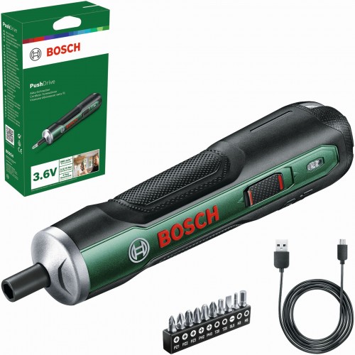 BOSCH PushDrive Akumulátorový šroubovák 06039C6002