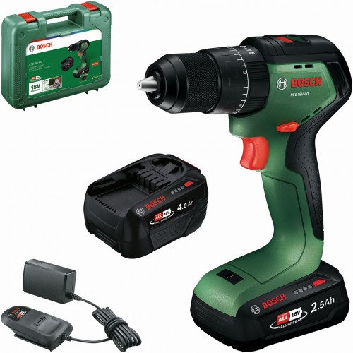 BOSCH PSB18V-60 Akumulátorový příklepový vrtací šroubovák,1x4,0Ah, 1x2,5Ah, Kufr 06039D7303 BOSCH PSB18V-60 Akumulátorový příklepový vrtací šroubovák,1x4,0Ah, 1x2,5Ah, Kufr 06039D7303