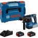 BOSCH GBH 18V-22 X PROFESSIONAL Vrtací kladivo s ONECHUCK, L-BOXX, 2× GBA 4.0Ah 0611924101