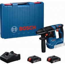 BOSCH GBH 18V-18 PROFESSIONAL Vrtací kladivo s SDS plus, kufr, 2× GBA 2,0 Ah 0611927001